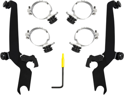 MEMPHIS SHADES Sportshield Trigger Lock Complete Mount Kit - Black - XL MEB2055