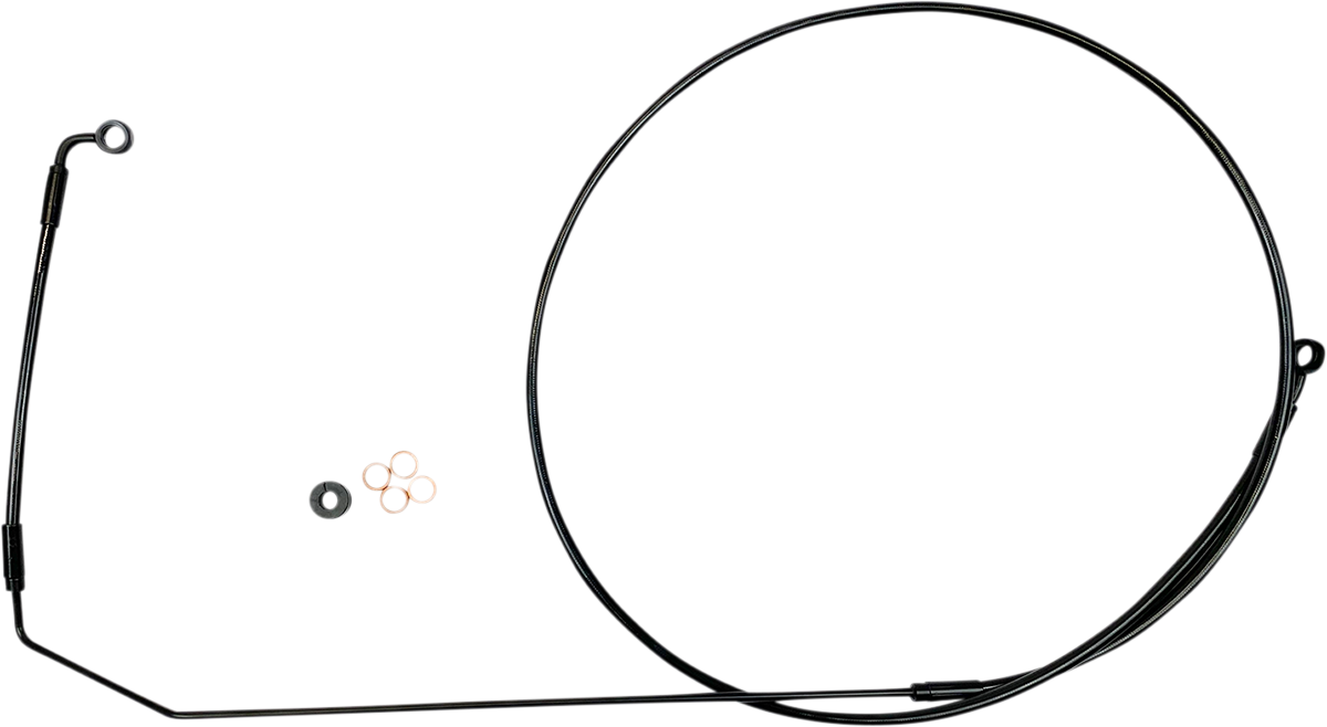 MAGNUM SHIELDING Brake Line - Black - Indian SBB1416-91