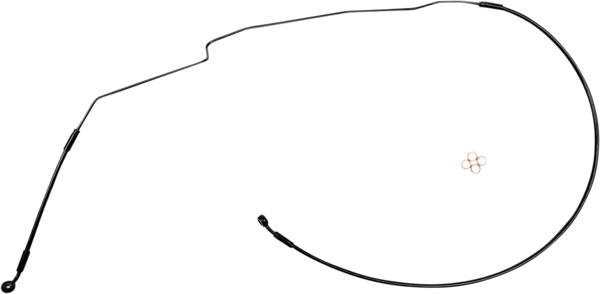 MAGNUM SHIELDING Brake Line - Black - Indian SBB1422-42