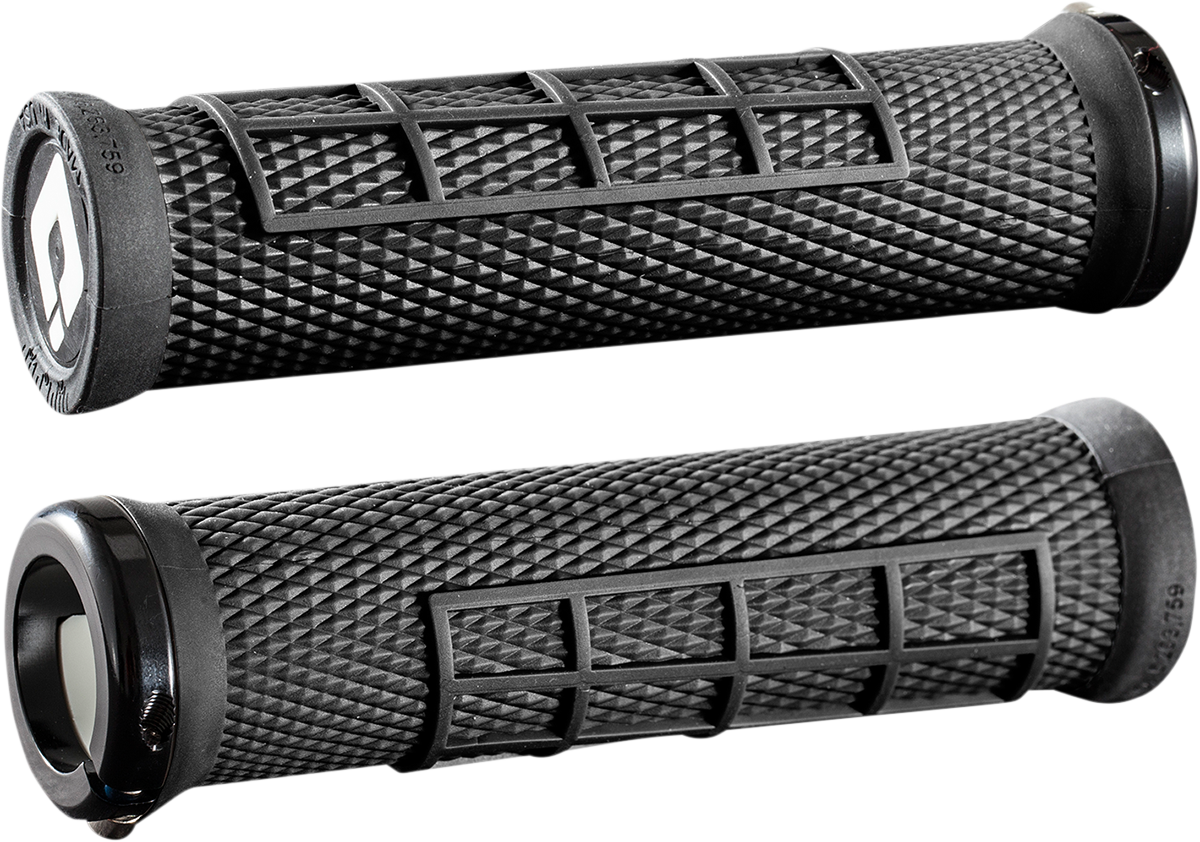 ODI Elite Flow v2.1 Grips - Lock-On - 13 cm - Black/Black D33EFB-B