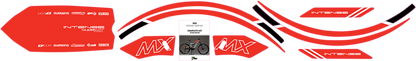 D'COR VISUALS Graphics Kit for Tazer MX - Red 10-80-100-RD