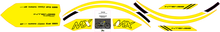 D'COR VISUALS Graphics Kit for Tazer MX - Yellow 10-80-100-YL