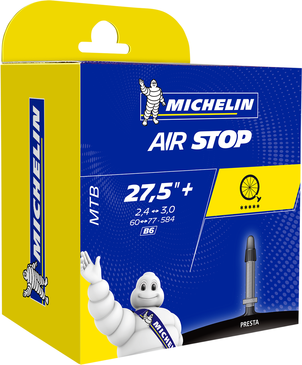 MICHELIN Air Stop Tube - 2.4" - 3.0" x 27.5" - Presta 40 mm 77989