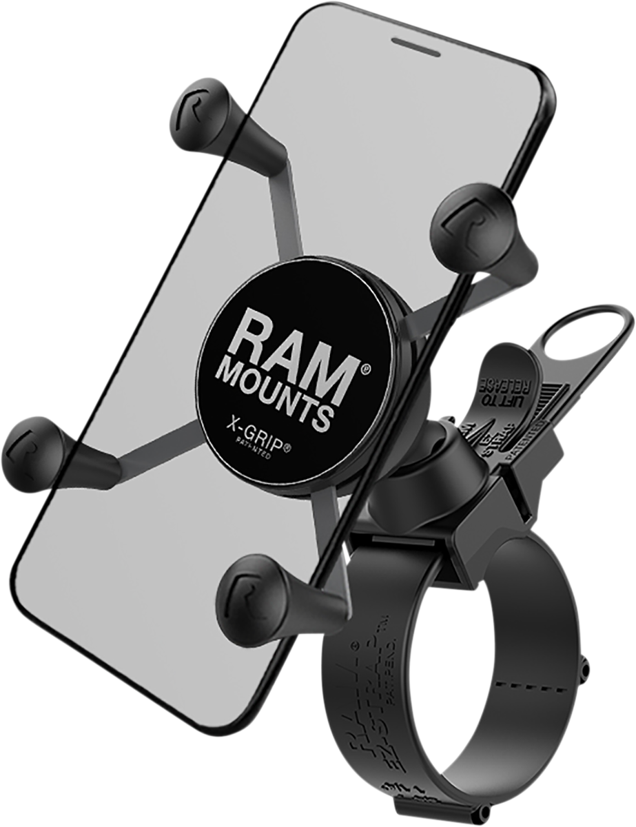 RAM MOUNTS X-Grip® Phone Mount - with Rail Mount RAP-SB-187-UN7