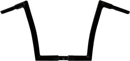 FAT BAGGERS INC. 1-1/2" EZ Install Flat Top Handlebar - 12" - Black 606012-B