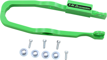 T.M. DESIGNWORKS Chain Slider - Green - Kawasaki DCS-KX85-GR