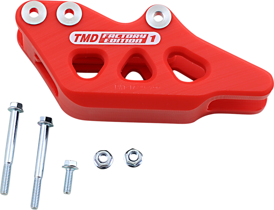 T.M. DESIGNWORKS Chain Guide - Red - Honda RCG-CR3-RD