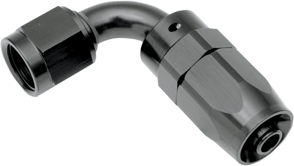 GOODRIDGE Oil Line Fitting - Black - 45° P1136-4506BK