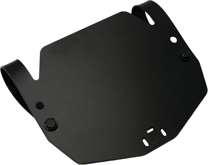 Rox S/M Front Number Plate Blk