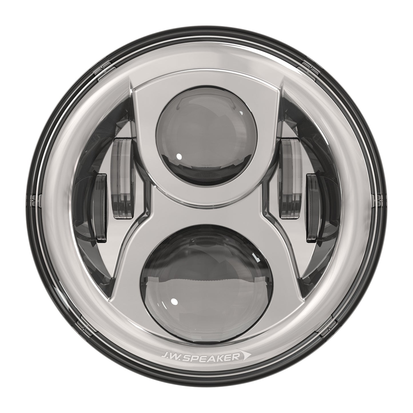 8700 Ev2 S Headlamp 7" Chr Bezel W/Mount Ring