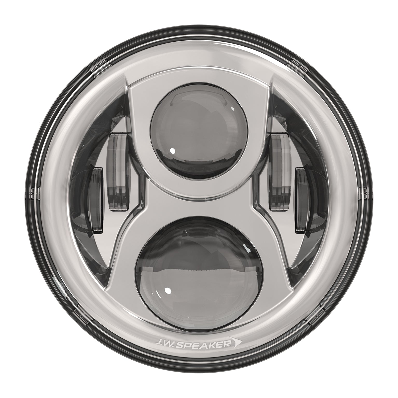 8700 Ev2 S Headlamp 7" Chr Bezel W/Mount Ring