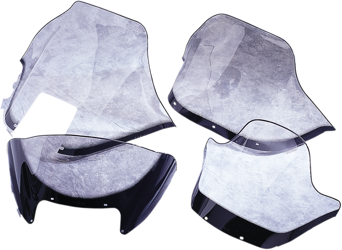 SNO STUFF Windshield - 12-1/2" - Smoke - Black Graphic 450-167-03