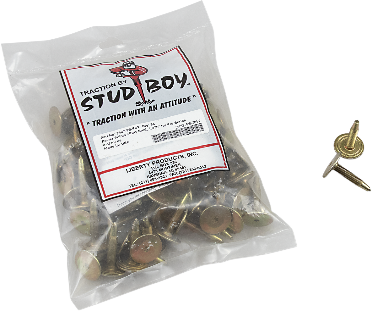 STUD BOY Studs without Locknuts - 1.875" - 84 Pack 2544-P8-PS