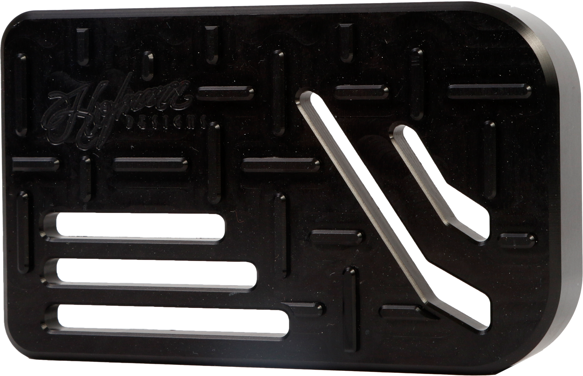 H/D Billet Brake Pedal Pad Black Flt