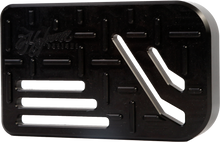H/D Billet Brake Pedal Pad Black Flt