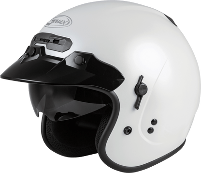 Gm 32 Open Face Helmet Pearl White Md