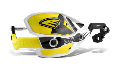 Crm Wrap Around Handguards 1 1/8" Clamp   White/Yellow