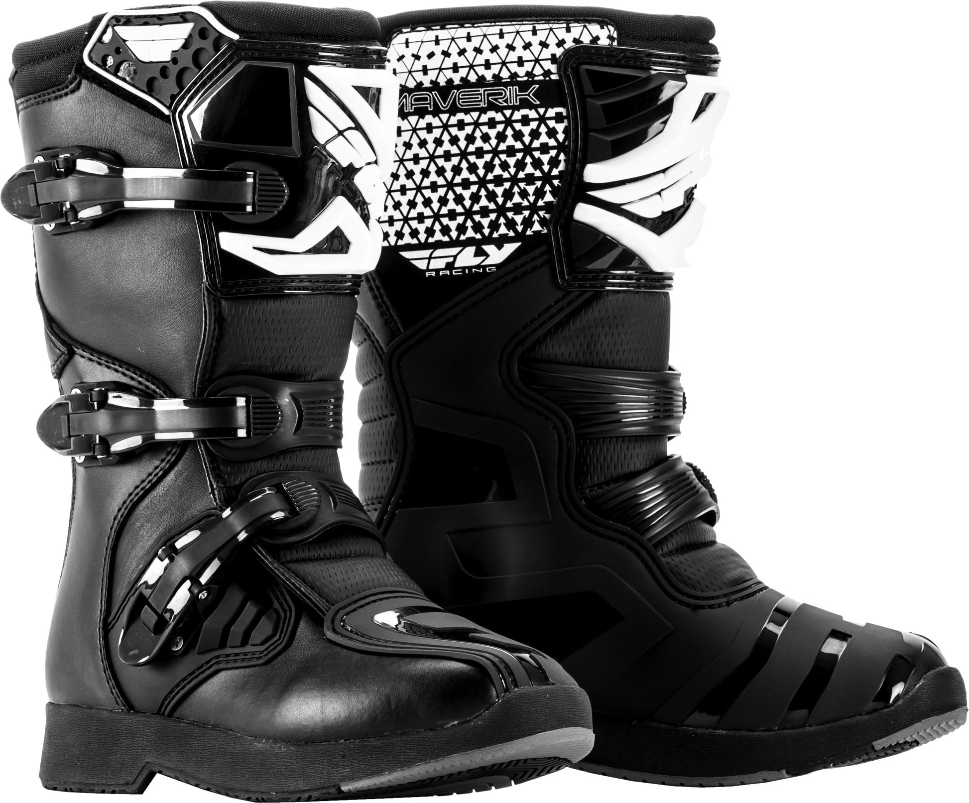Youth Maverik Boots Black Sz 03