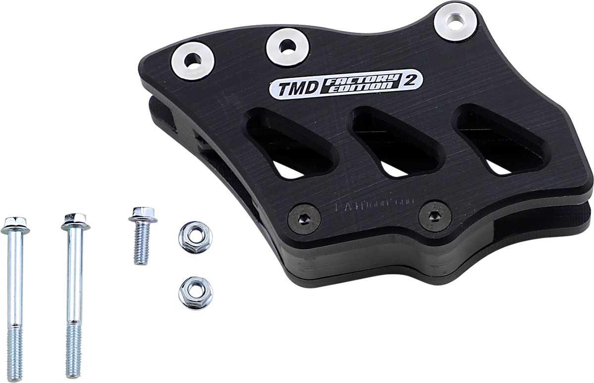 T.M. DESIGNWORKS Chain Guide - Black - Suzuki/Kawasaki RCG-SY2-BK