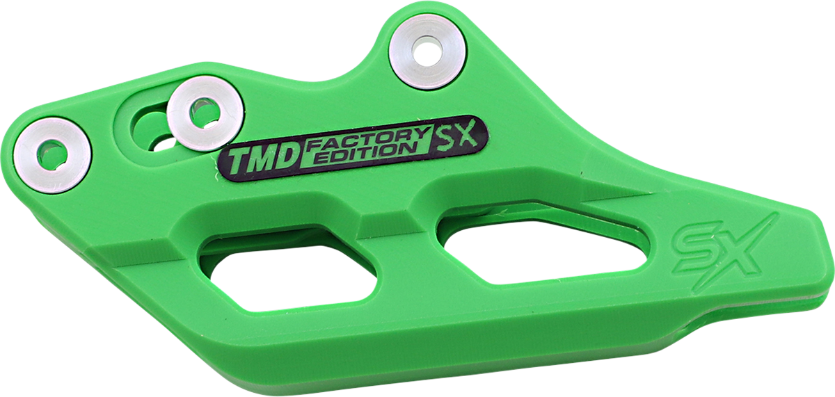T.M. DESIGNWORKS Chain Guide - Green - Kawasaki KXCG-SX5-GR