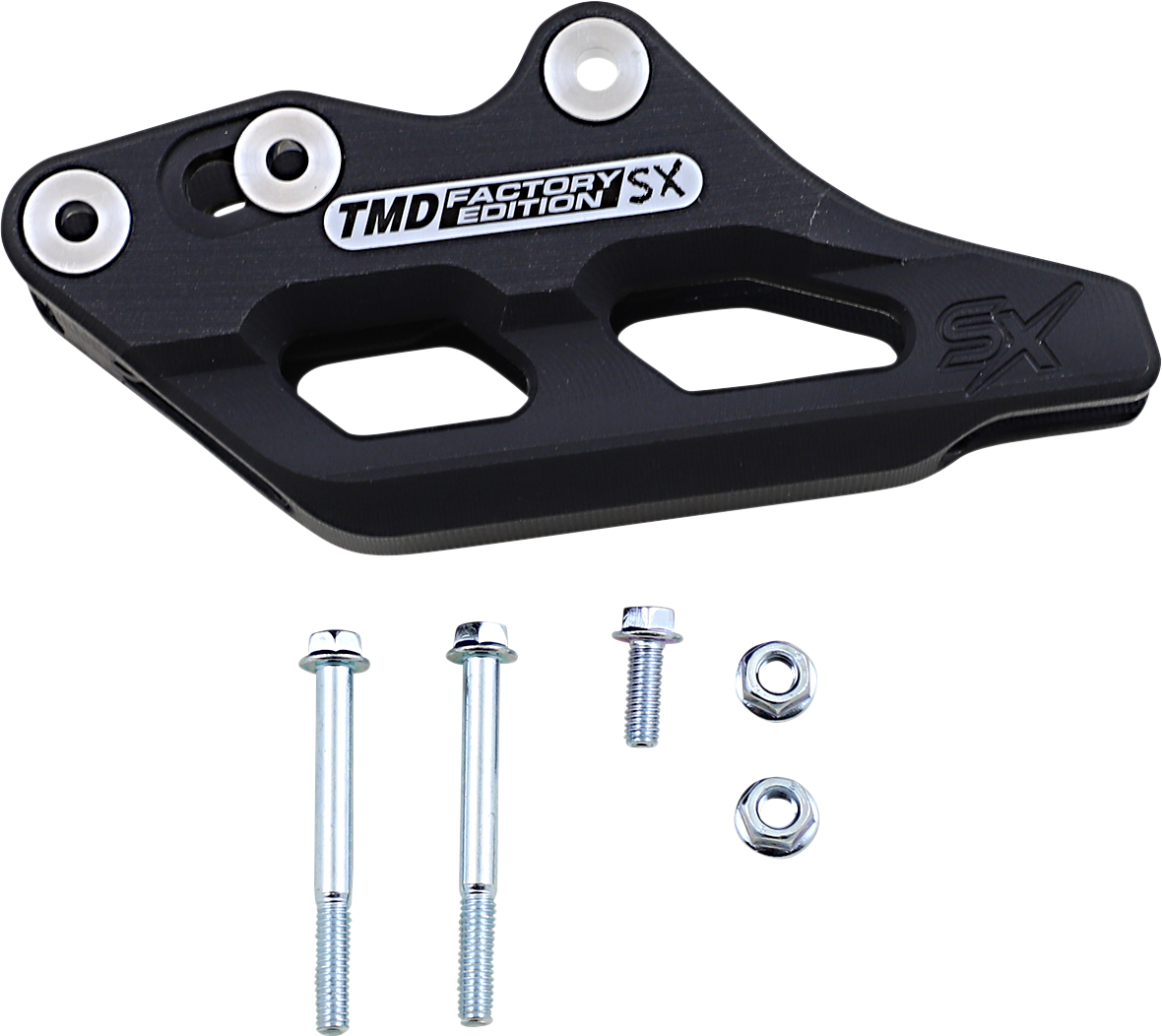 T.M. DESIGNWORKS Chain Guide - Black - Kawasaki KXCG-SX5-BK