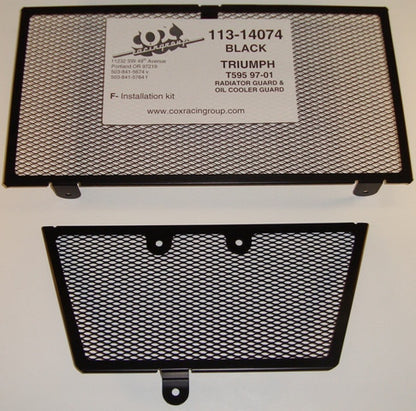 Cox Racing Radiator Guards for the Triumph 595 (99-01)