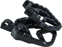 Savage Series Footpegs Black M8 Softail Passenger