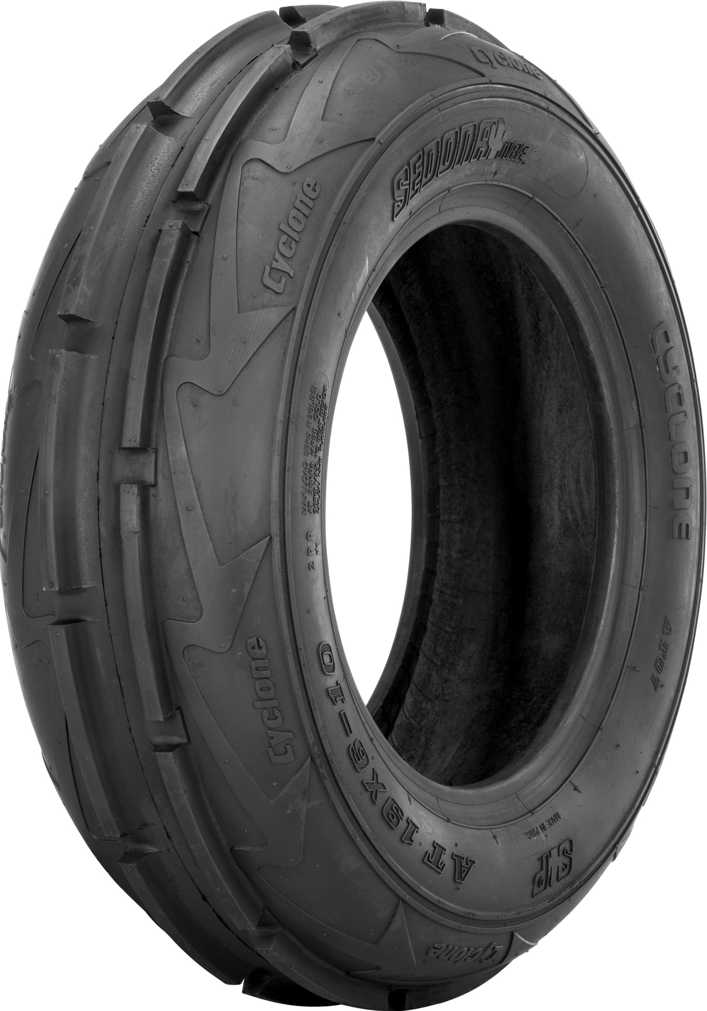 Tire Cyclone Rib 19x6 10 Bias 4pr Lr130lbs