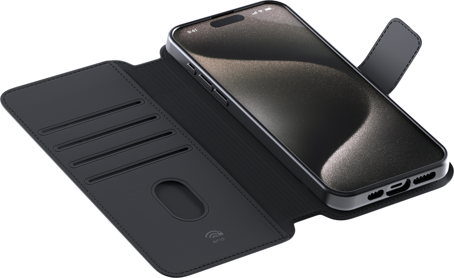 Magnetic Flip Cover Spc+ Black Xl