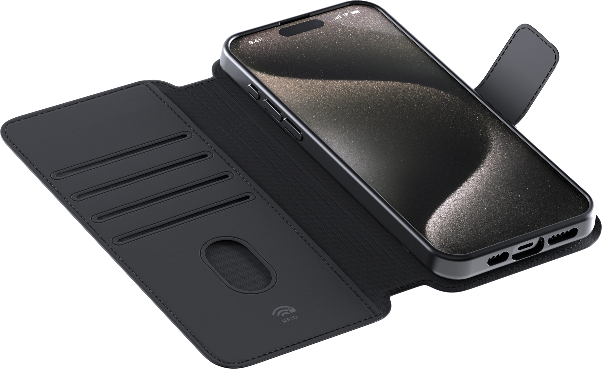 Magnetic Flip Cover Spc+ Black Xl