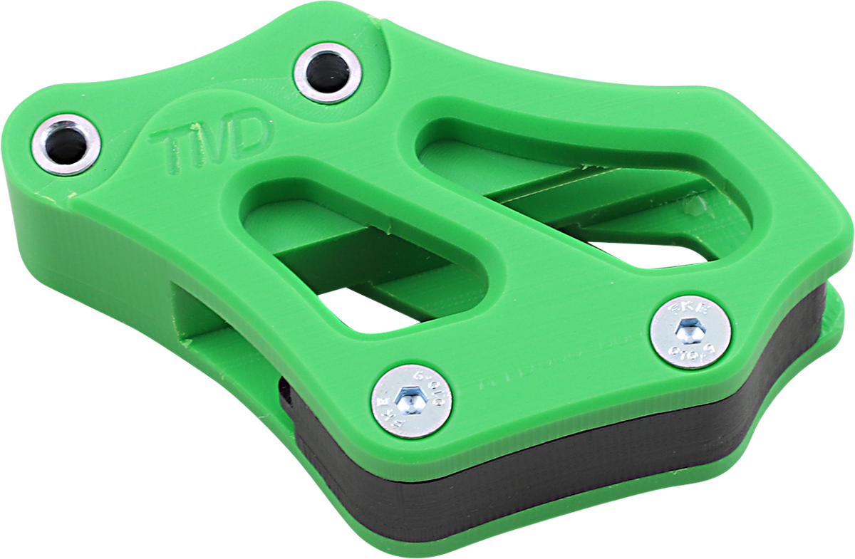 T.M. DESIGNWORKS Chain Guide - Green - Kawasaki/Suzuki RCG-KA65-GR