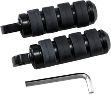 DRAG SPECIALTIES Soft-Ride Foot Peg - Black - Small 361043