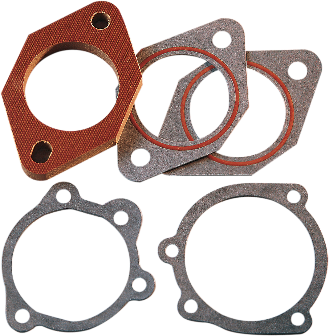 JAMES GASKET Carburetor Insulator Block - Keihin/?Bendix - '76-'80 FX and '79-'84 FL JGI-29250-78