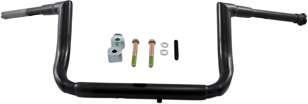 LA CHOPPERS 1-1/2" Grande Twin Peaks Touring Handlebar - 10" - Black LA-7364-10B