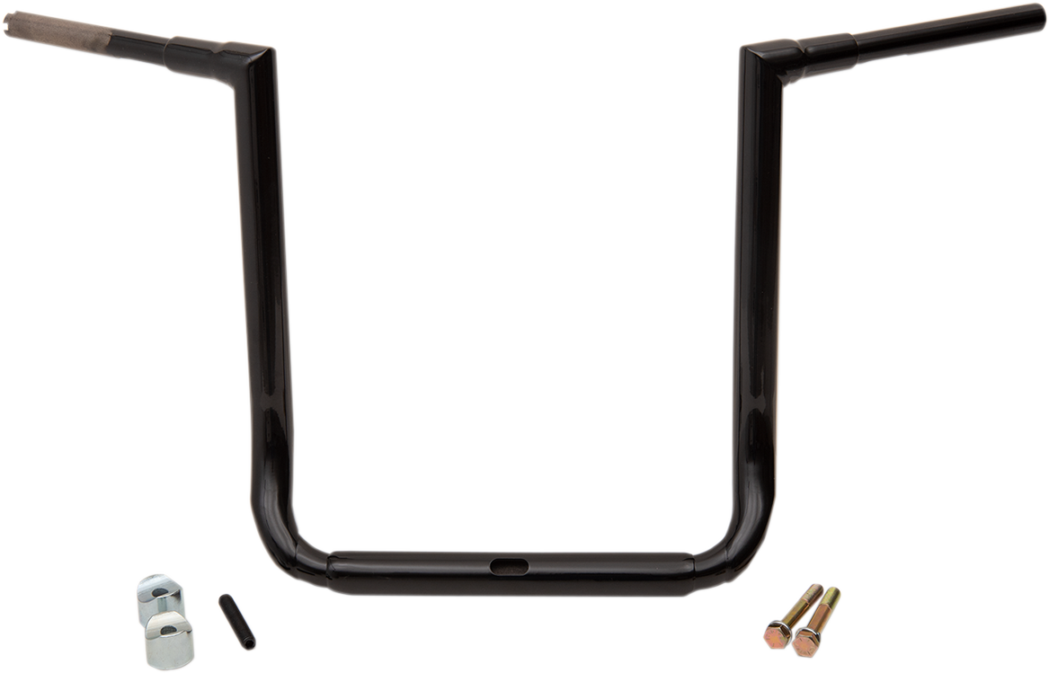 LA CHOPPERS 1-1/2" Grande Twin Peaks Touring Handlebar - 18" - Black LA-7364-18B