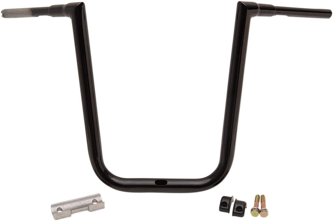 LA CHOPPERS 1-1/2" Grande Twin Peaks Touring Handlebar - 19" - Black LA-7313-69B