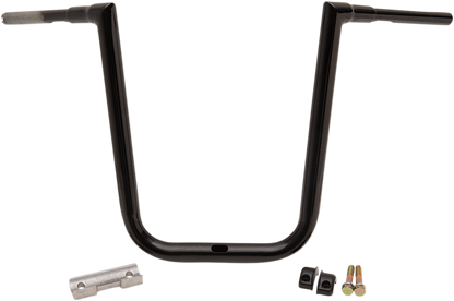 LA CHOPPERS 1-1/2" Grande Twin Peaks Touring Handlebar - 19" - Black LA-7313-69B