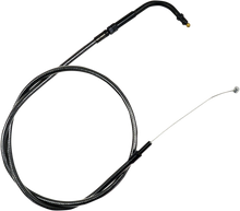 LA CHOPPERS Midnight Braided Handlebar Throttle Cable - 12"-14" - FLD/FXDWG LA-8220TH13M