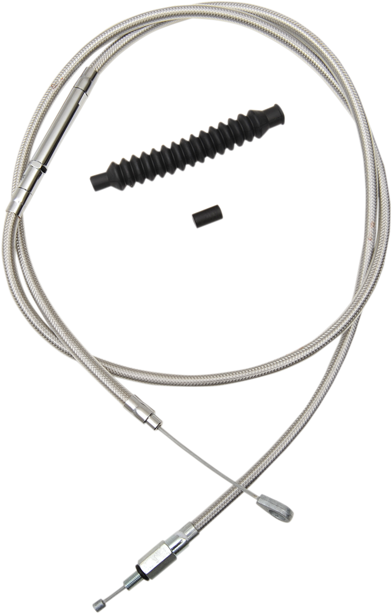 LA CHOPPERS Stainless Steel Braided Clutch Cable - Mini Ape Hangers - '08-'16 Touring/Trike LA-8010C08