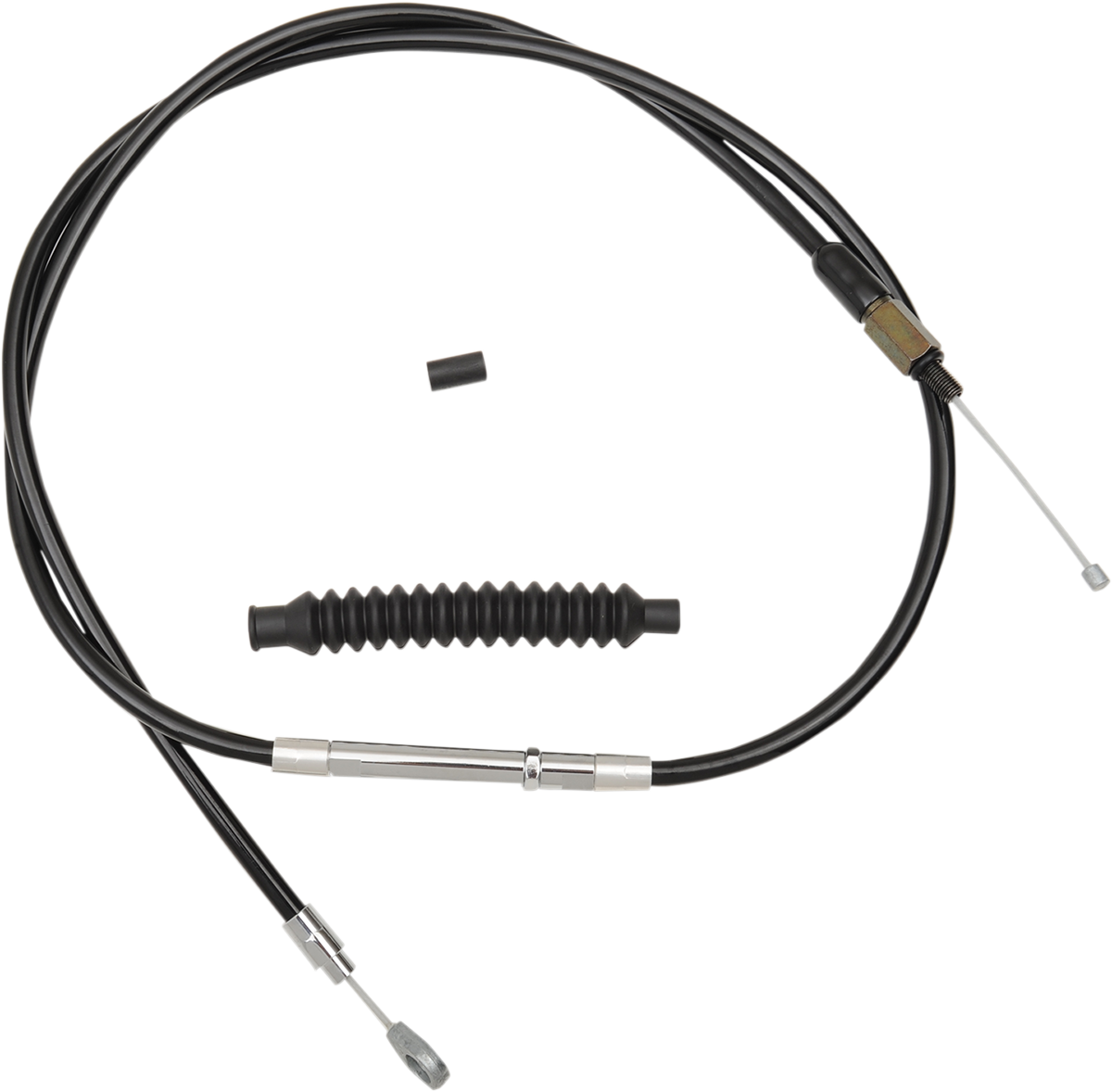 LA CHOPPERS Black Vinyl Clutch Cable - Mini Ape Hanger Handlebars - '08-'16 Touring/Trike LA-8010C08B