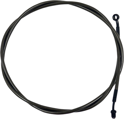 LA CHOPPERS Midnight Braided Clutch Cable - 15"-17" Ape Hanger Handlebars - '96-'06 Softail LA-8100C16M