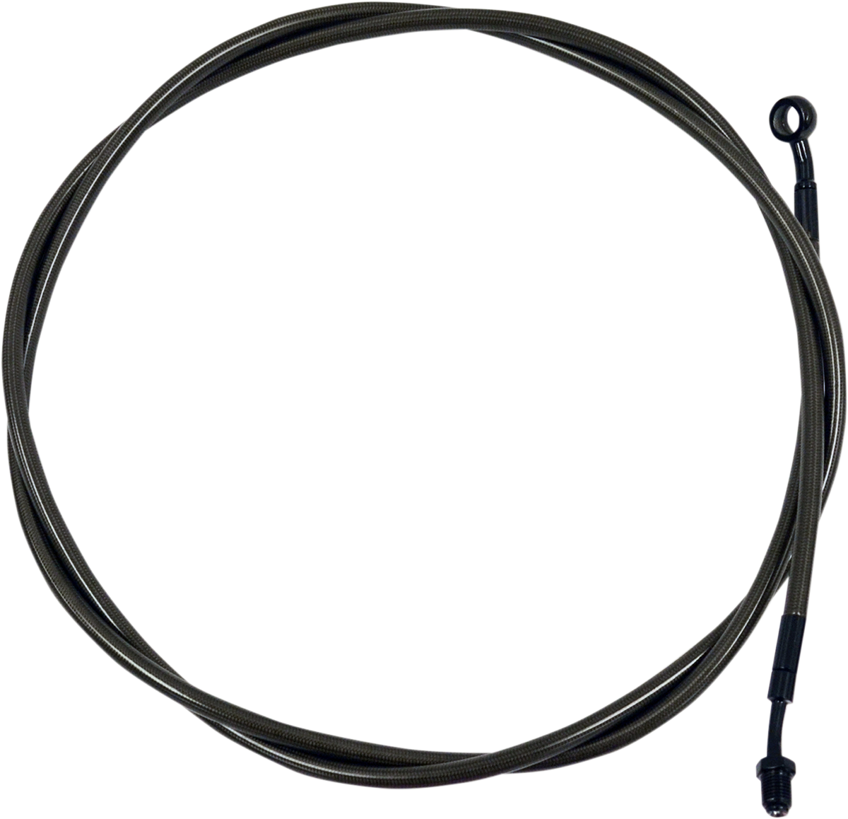 LA CHOPPERS Midnight Braided Clutch Cable - 15"-17" Ape Hanger Handlebars - Sportster LA-8320C16M