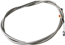 LA CHOPPERS Stainless Steel Braided Clutch Cable for Indian Scout - 15"-17" LA-8400C16