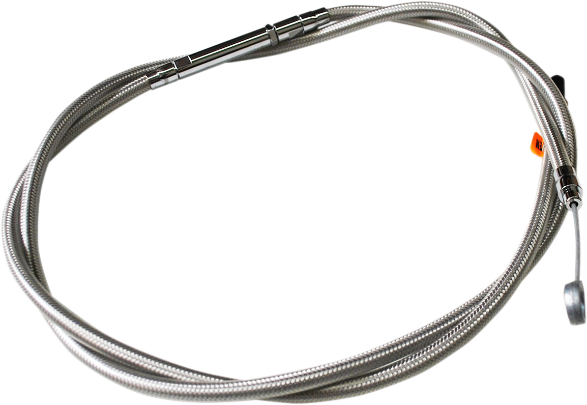 LA CHOPPERS Stainless Steel Braided Clutch Cable for Indian Scout - 18"-20" LA-8400C19