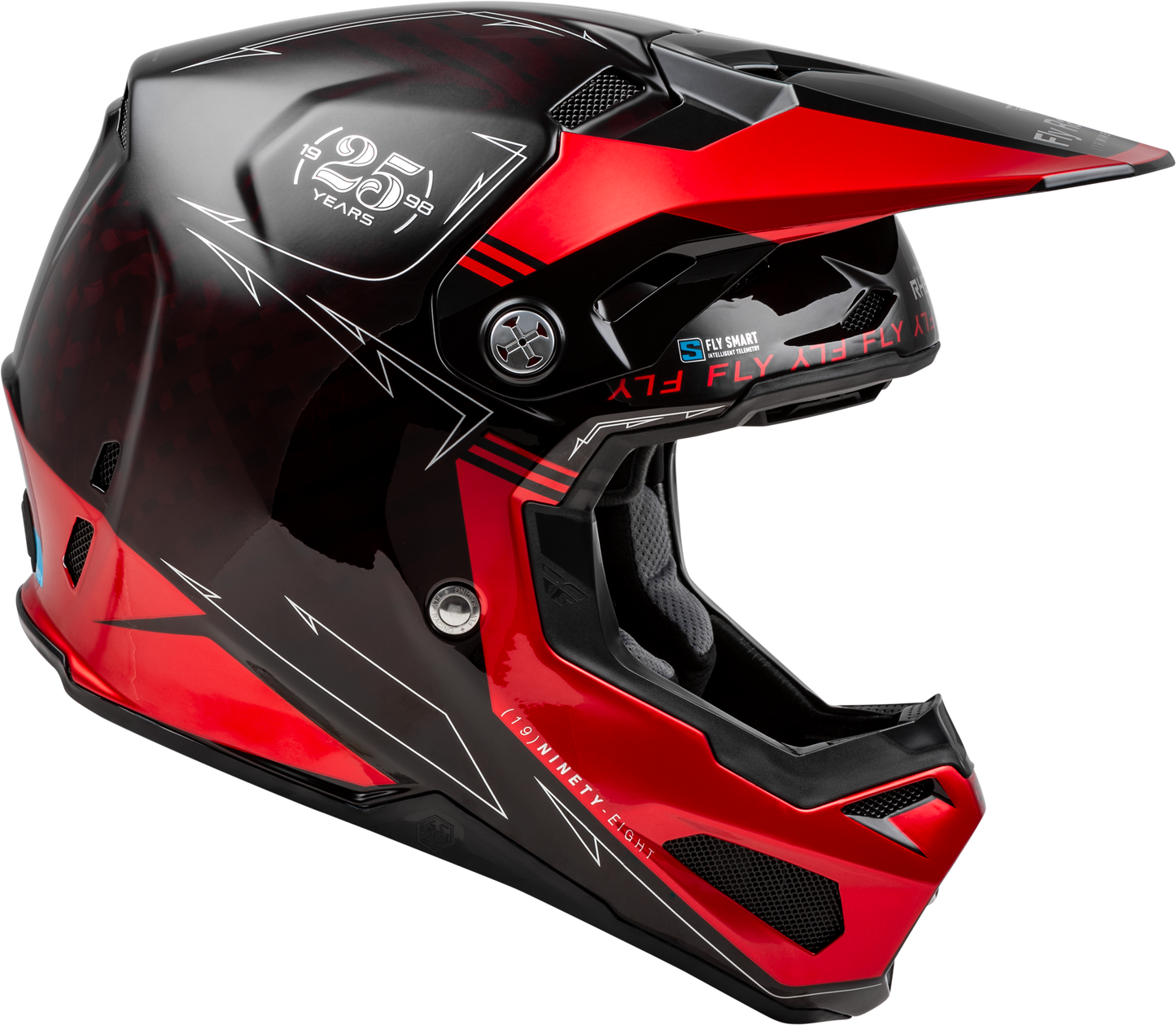 Formula S Carbon Legacy Helmet Red Carbon/Black Sm