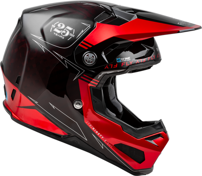 Formula S Carbon Legacy Helmet Red Carbon/Black Xs