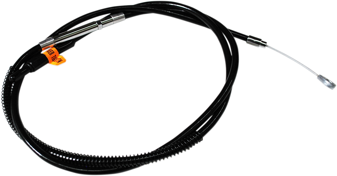 LA CHOPPERS Scout Complete Stainless Braided Handlebar Cable/Brake Line Kit - 12"-14" Handlebars - Black LA-8400KT-13B