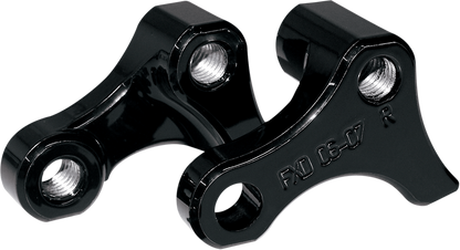 LA CHOPPERS Lowering Kit - Rear - Lowers 1" - Black Powder Coated - '06-'17 Dyna LA-7590-02B