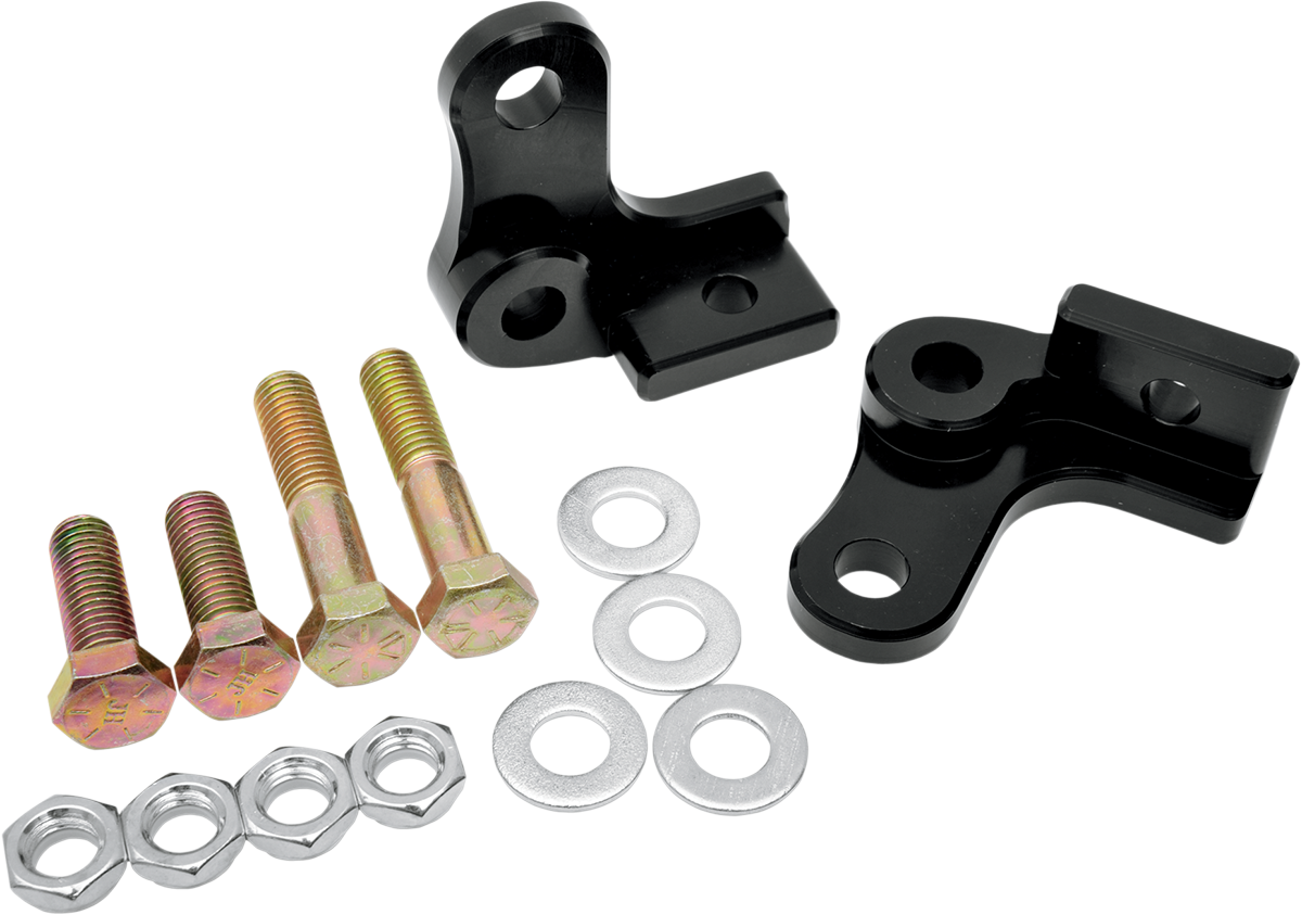 LA CHOPPERS Lowering Kit - Rear - Lowers 1" - Black Powder Coated - '00-'04 XL LA-7500-00