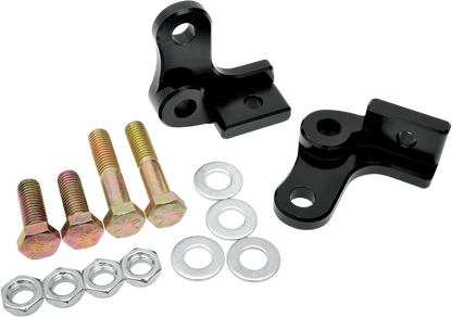 LA CHOPPERS Lowering Kit - Rear - Lowers 1" - Black Powder Coated - '00-'04 XL LA-7500-00